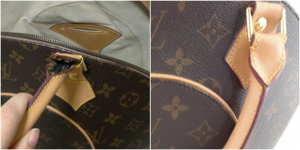 Vintage Louis Vuitton Alma bag DIY repair 