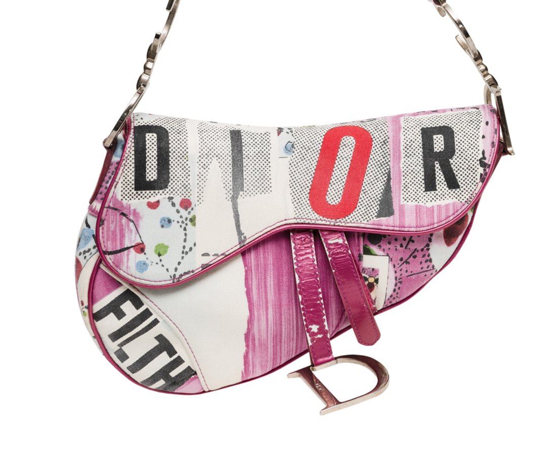 Christian Dior White And Red Embroidered Canvas Dioramour Graffiti Book Tote  2020 Available For Immediate Sale At Sothebys